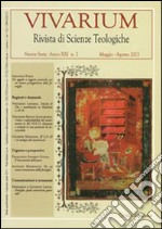 Vivarium. Rivista di scienze teologiche (2013). Vol. 2 libro