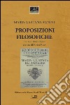 Proposizioni filosofiche. Testo latino a fronte libro