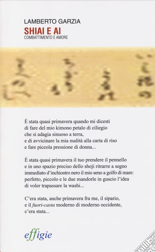 Shiai e Ai. Combattimento e amore