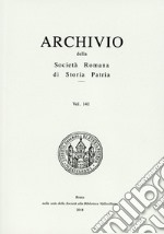 Archivio della Società romana di storia patria. Vol. 141 libro