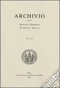 Archivio della Società romana di storia patria. Vol. 136 libro
