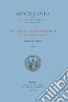 Studi e documenti sulla Roma sacra. Vol. 1 libro