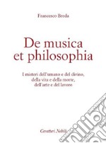 De musica et philosophia libro