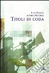 Titoli di coda libro