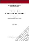 Vita di S. Giovanni da Matera. Abate fondatore della congregazione benedettina di Pulsano libro