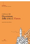 Descrizione della città di Matera libro