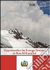 Opportunities for foreign investor in Perù RES market libro di Gilardoni Andrea Carta Marco Perelli Tommaso