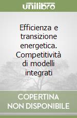 Efficienza e transizione energetica. Competitività di modelli integrati libro