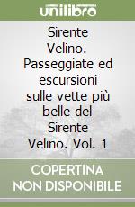 Sirente Velino. Passeggiate ed escursioni sulle vette più belle del Sirente Velino. Vol. 1 libro