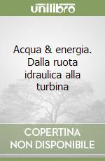 Acqua & energia. Dalla ruota idraulica alla turbina libro