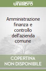 Amministrazione finanza e controllo dell'azienda comune libro