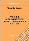 Principio di prevenzione e d.m. 1444/68 libro