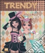 Trendy model masked ball. Con gadget