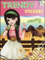 Trendy model stickers. Country. Con adesivi libro