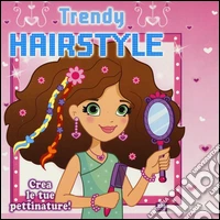 Trendy hairstyle. Rosa. Con gadget libro