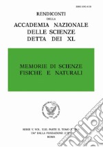 Memorie di scienze fisiche e naturali. Serie V. Rendiconti della Accademia Nazionale delle Scienze detta dei XL (2018). Vol. 42/2 libro