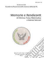 Memorie e rendiconti di chimica, fisica, matematica e scienze naturali libro