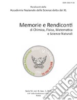 Memorie e rendiconti di chimica, fisica, matematica e scienze naturali libro