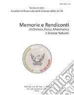 Memorie e rendiconti di chimica, fisica, matematica e scienze naturali libro