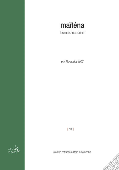 Maïténa. Ediz. integrale