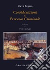 Considerazioni sul processo criminale libro di Pagano Francesco Mario