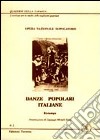 Danze popolari italiane libro