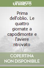 Prima dell'oblio. Le quattro giornate a capodimonte e l'aviere ritrovato