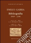 Emilio Gadda bibliografia libro