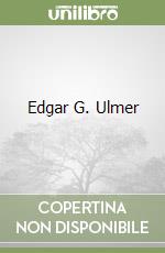 Edgar G. Ulmer libro