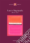 Lectio magistralis 2014-2018 libro