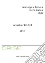 Annals of CRISEI 2013