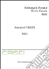 Annals of CRISEI 2013 libro