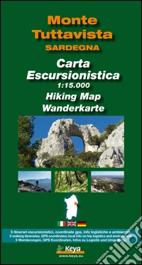 Cartina escursionistica Monte Tuttavista 1:15000 libro