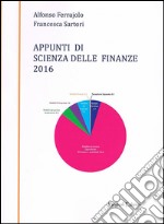 Appunti di scienze delle finanze 2016 libro