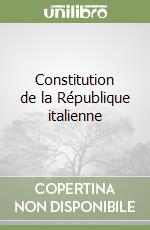 Constitution de la République italienne