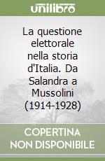 La questione elettorale nella storia d'Italia. Da Salandra a Mussolini (1914-1928)