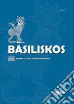 Basiliskos. Rivista di studi storico-umanistici. Vol. 4 libro