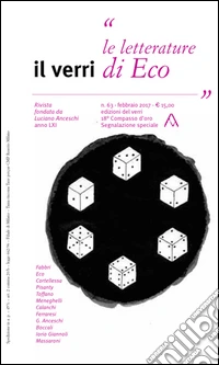 il Verri (2017). Vol. 63: Le letterature di Eco libro