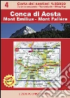 Conca di Aosta. Mont Emilius, Mont Fallére. Con carta escursionistica 1:25.000 libro