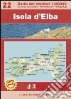 Isola d'Elba. Grande travèrsée de l'Ile d'Elbe. Con carta escursionistica 1:25.000. Ediz. francese libro
