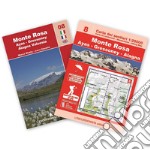 Monte Rosa. Ayas, Gressoney, Alagna Valsesia. Ediz. italiana, francese e inglese. Con Carta geografica ripiegata libro