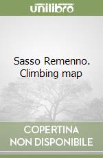 Sasso Remenno. Climbing map