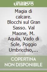 Magia di calcare. Blocchi sul Gran Sasso. Val Maone, M. Aquila, Vado di Sole, Poggio Umbricchio, Valle dal Monte, Vallone delle... Ediz. italiana, inglese e tedesca libro