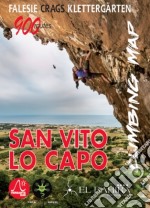 San Vito Lo Capo climbing map. 850 vie libro