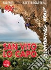 San Vito Lo Capo climbing map. 850 vie libro