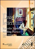 Disagio e letteratura. Raccolta tematica reading poetico Firenze 2014 libro