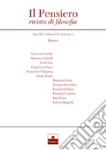 Il pensiero. Rivista di filosofia (2017). Vol. 56/1: Bianco libro