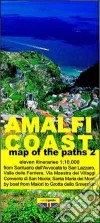 Map of the paths of the Amalfi coast. Scale 1:10.000. Vol. 2: From Maiori to Fiordo di Furore libro di Cavaliere Gabriele