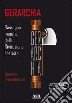 Gerarchia. Anno 1939: Luglio-Dicembre libro