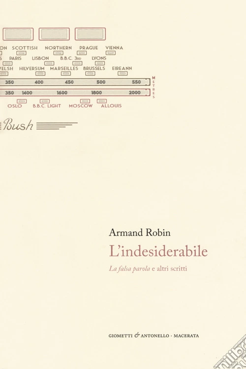 L'indesiderabile. La falsa parola e altri scritti